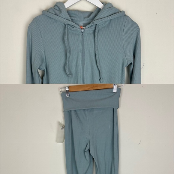 NWT Mono B Matching Set Hoodie and Flare Pants - Picture 1 of 15